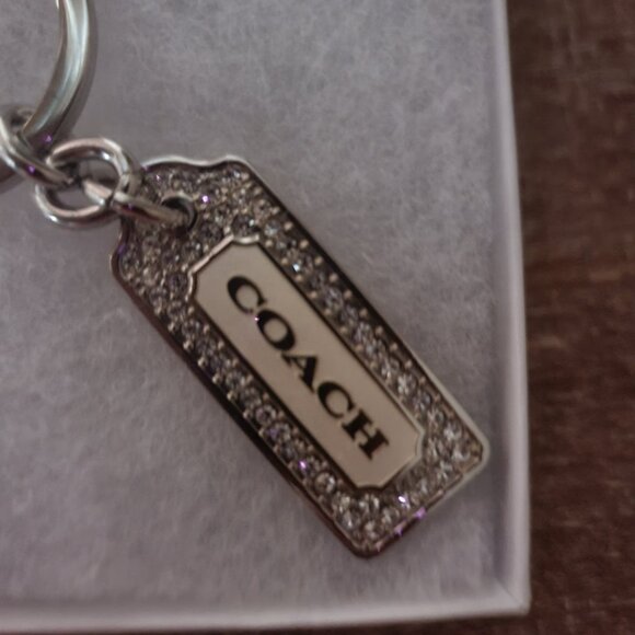 COACH Rhinestone Keychain (Brand New)(Gift Box included) - Picture 7 of 9
